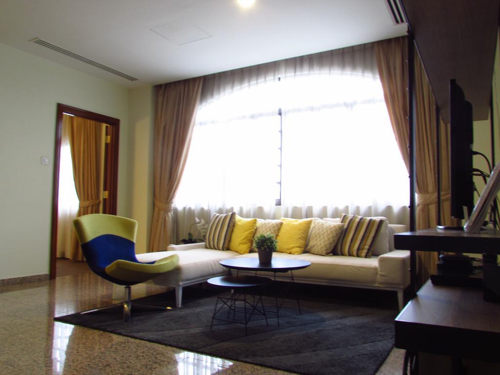 Alocassia Serviced Apartments Szingapúr Szoba fotó
