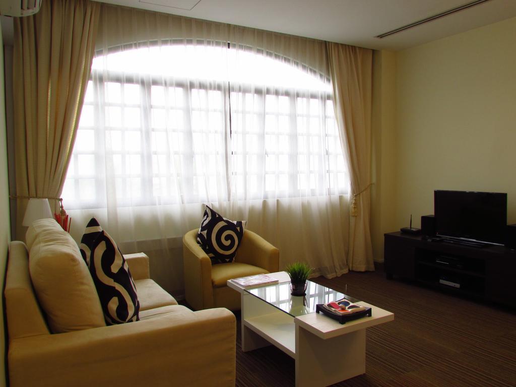Alocassia Serviced Apartments Szingapúr Szoba fotó